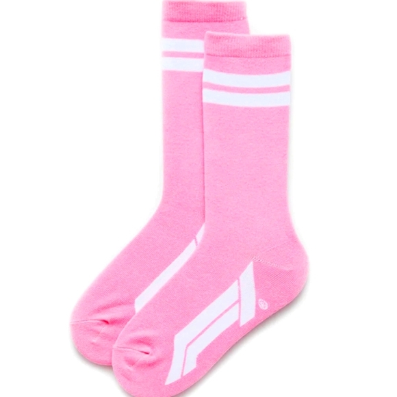 Formula 1 x PacSun Crew Socks, OneSize, Pink. - Picture 2 of 3